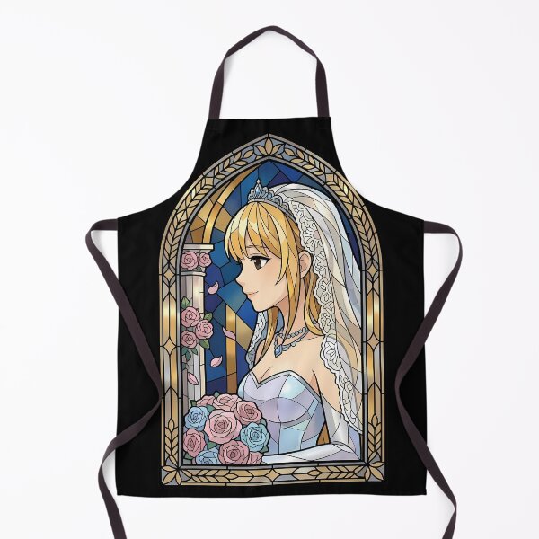 Item preview, Mahiru Shiina Angel Next Door Bridal Stained Glass Anime Girl designed and sold by mildaclairmo.
