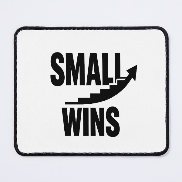 Item preview, Small Wins – Daily Progress Motivation designed and sold by Lovestickerco.