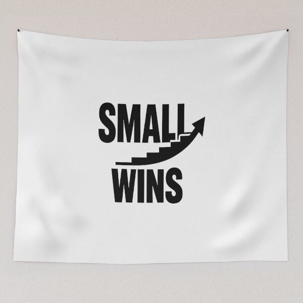 Item preview, Small Wins – Daily Progress Motivation designed and sold by Lovestickerco.