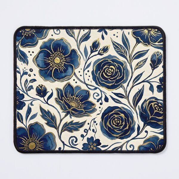 Item preview, Navy Floral designed and sold by GraphicsClub.