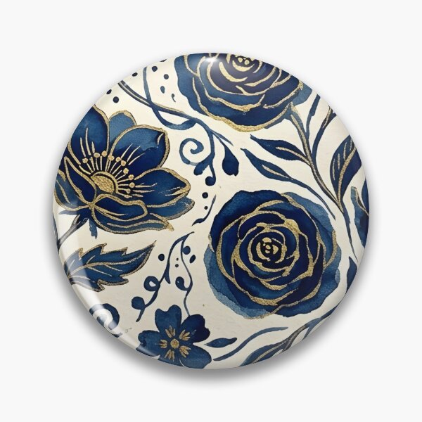 Item preview, Navy Floral  designed and sold by GraphicsClub.