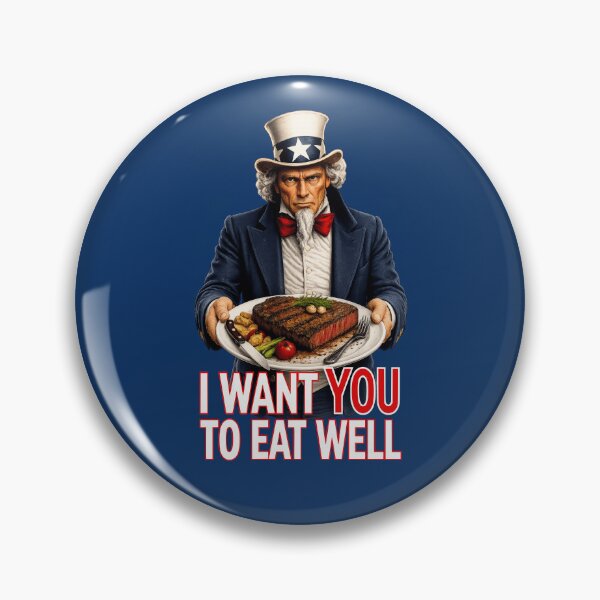Item preview, Uncle Sam Eat Well Steak BBQ Grill Master designed and sold by TheTrendsDesk.