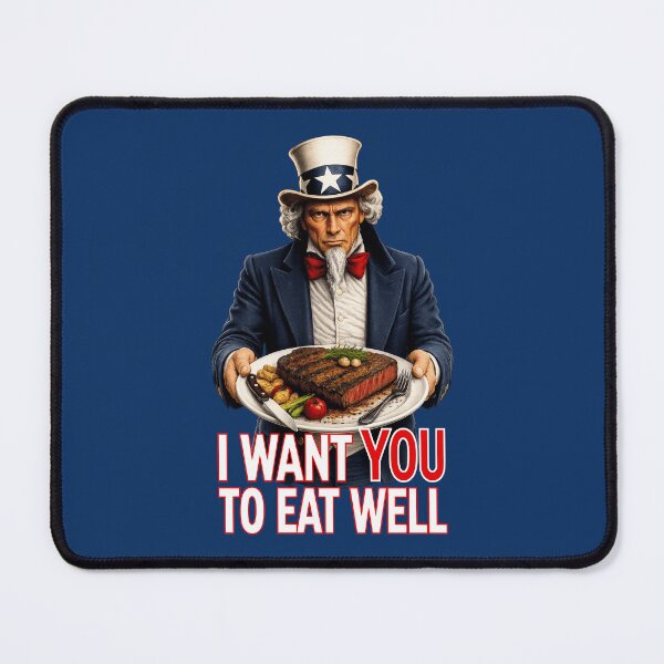 Item preview, Uncle Sam Eat Well Steak BBQ Grill Master designed and sold by TheTrendsDesk.