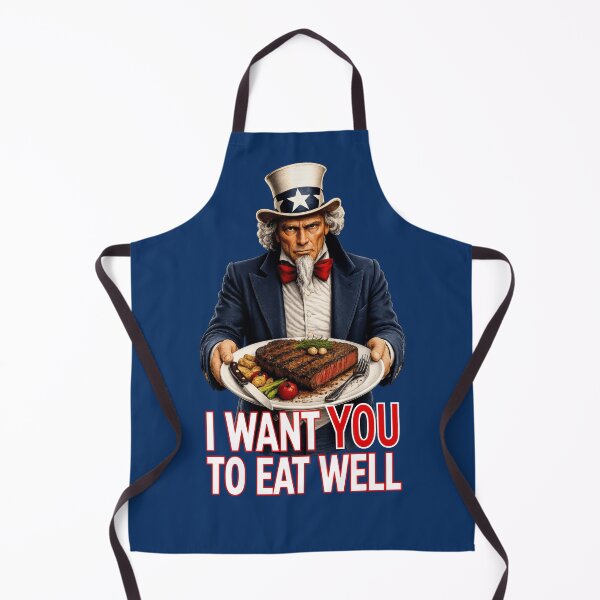 Item preview, Uncle Sam Eat Well Steak BBQ Grill Master designed and sold by TheTrendsDesk.