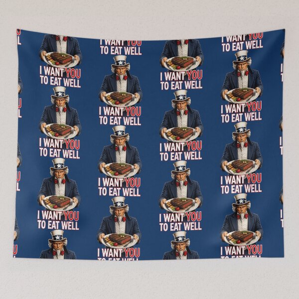 Item preview, Uncle Sam Eat Well Steak BBQ Grill Master designed and sold by TheTrendsDesk.