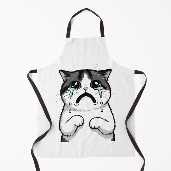 Item preview, Crying Cartoon Cat With Big Tears designed and sold by By:MarcinK.