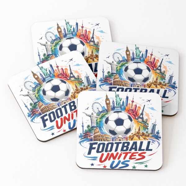 Item preview, Football Unites Us | Global Soccer Fan World Landmarks Design designed and sold by TrueArtVibes.