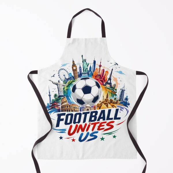 Item preview, Football Unites Us | Global Soccer Fan World Landmarks Design designed and sold by TrueArtVibes.