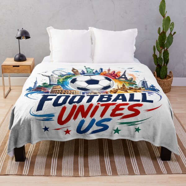 Item preview, Football Unites Us | Global Soccer Fan World Landmarks Design designed and sold by TrueArtVibes.