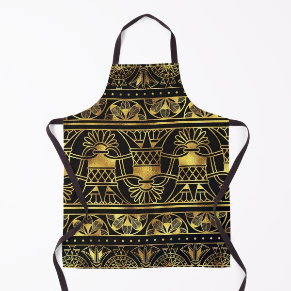 Item preview, Art Deco Egyptian-Style Golden Ombre Pattern designed and sold by DEC02.