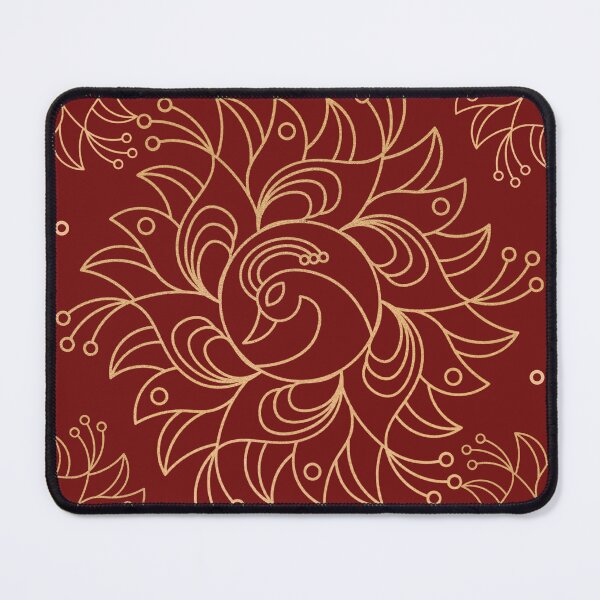 Item preview, Luxury Gold Floral Mandala Seamless Pattern Design designed and sold by NadDot.