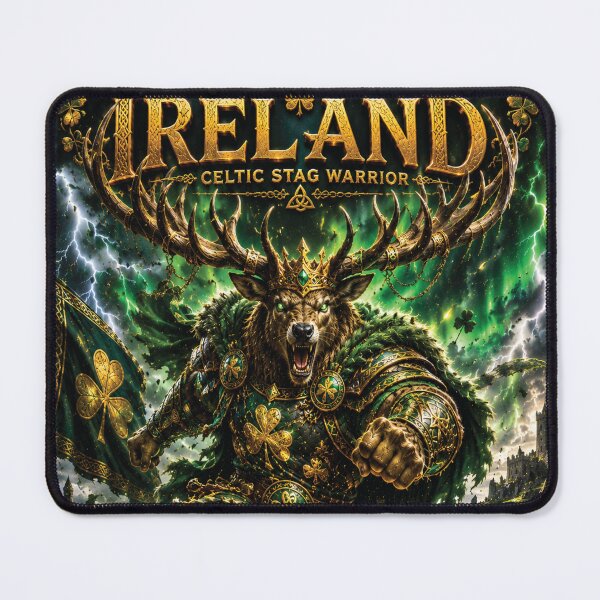 Item preview, Ireland Celtic Stag Warrior | World Cup Warriors 2026 Fan Art designed and sold by batcoprod.