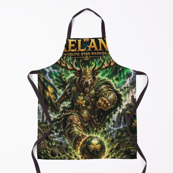 Item preview, Ireland Celtic Stag Warrior | World Cup Warriors 2026 Fan Art designed and sold by batcoprod.