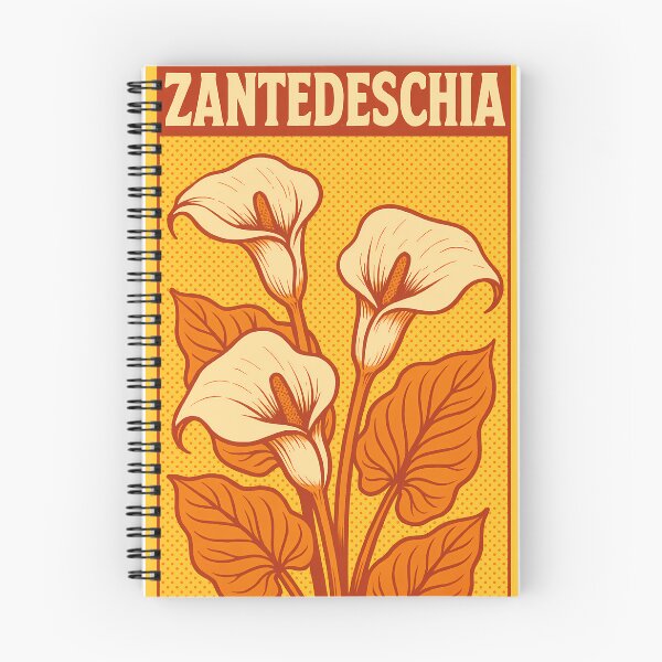 Item preview, Retro Pop Art Poster Illustration of Zantedeschia (Calla Lily) | Bold Floral Botanical Print with Elegant Curved Petals & Minimalist Color Blocking | Vintage Nature Wall Art Decor designed and sold by PaintedPixels01.