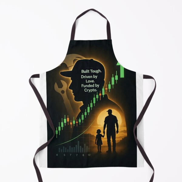 Item preview, Built Tough Funded By Crypto Trading Dad Gift designed and sold by Hazelartdesign.