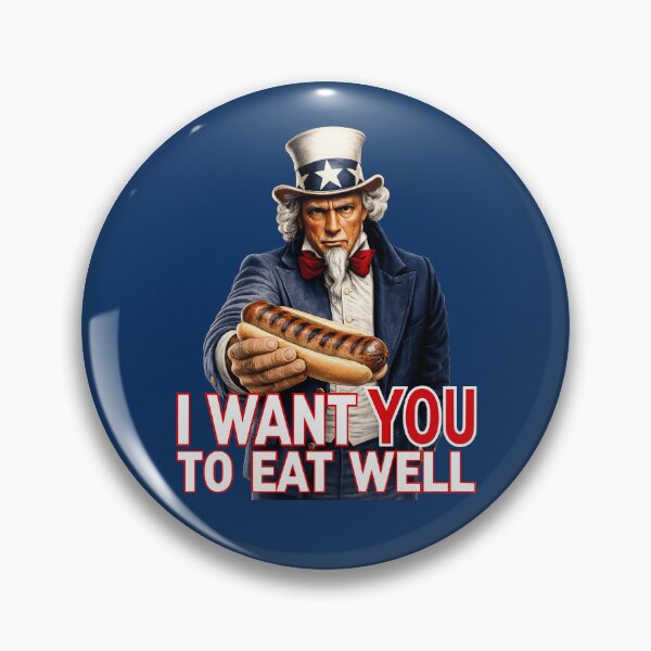 Item preview, Uncle Sam Hot Dog Patriotic BBQ Grilling Humor designed and sold by TheTrendsDesk.