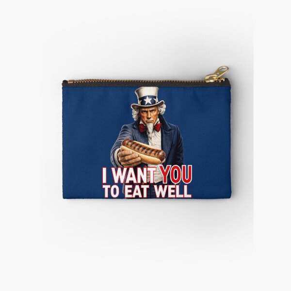 Item preview, Uncle Sam Hot Dog Patriotic BBQ Grilling Humor designed and sold by TheTrendsDesk.