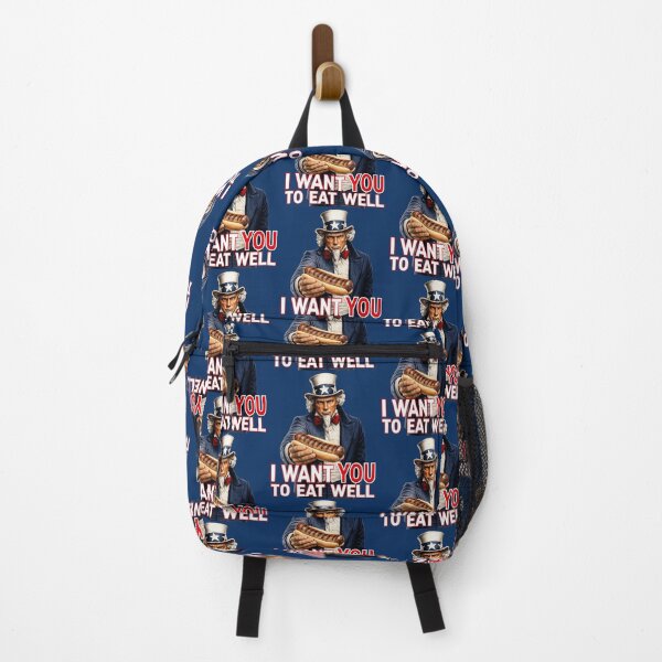 Item preview, Uncle Sam Hot Dog Patriotic BBQ Grilling Humor designed and sold by TheTrendsDesk.
