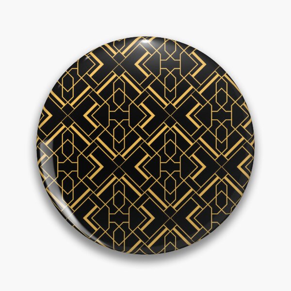Item preview, Sleek Golden Hues And Black Art Deco Pattern designed and sold by DEC02.