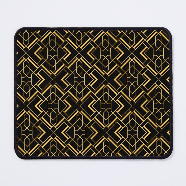 Item preview, Sleek Golden Hues And Black Art Deco Pattern designed and sold by DEC02.