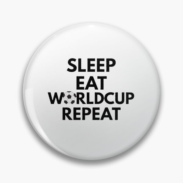 Item preview, SLEEP EAT WORLDCUP REPEAT graphics for FIFA WORLDCUP 2026. designed and sold by ZANU creativity.