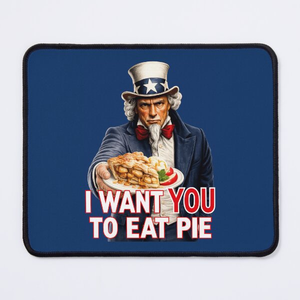 Item preview, Funny Uncle Sam Pie Shirt Patriotic Food Humor 4th of July Dessert Lover designed and sold by TheTrendsDesk.