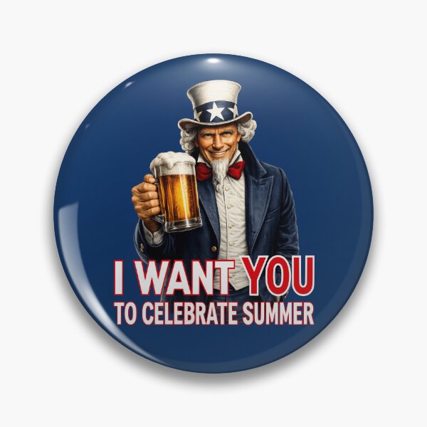 Item preview, Funny Uncle Sam Beer Lover Patriotic Summer Celebration Americana Humor designed and sold by TheTrendsDesk.