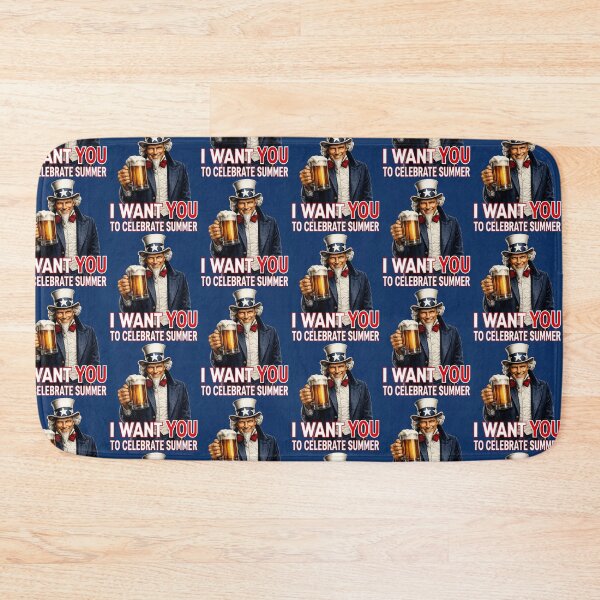 Item preview, Funny Uncle Sam Beer Lover Patriotic Summer Celebration Americana Humor designed and sold by TheTrendsDesk.