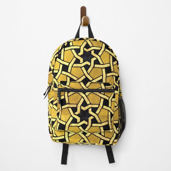 Item preview, Smoky Golden And Black Vintage Stars Moroccan Pattern designed and sold by DEC02.