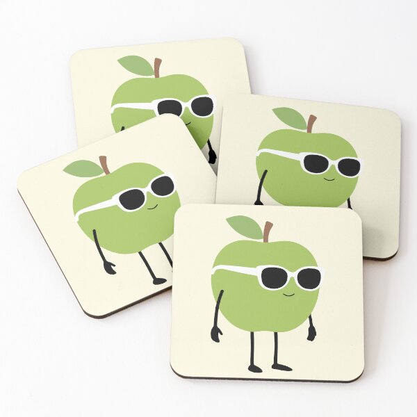 Item preview, Green Apple Flat designed and sold by White Rim Mates.