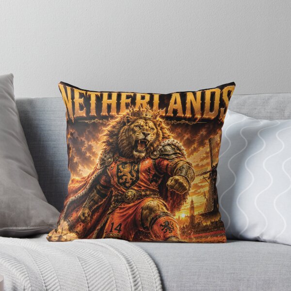 Item preview, Netherlands Orange Lion Warrior | World Cup Warriors 2026 Fan Art designed and sold by batcoprod.