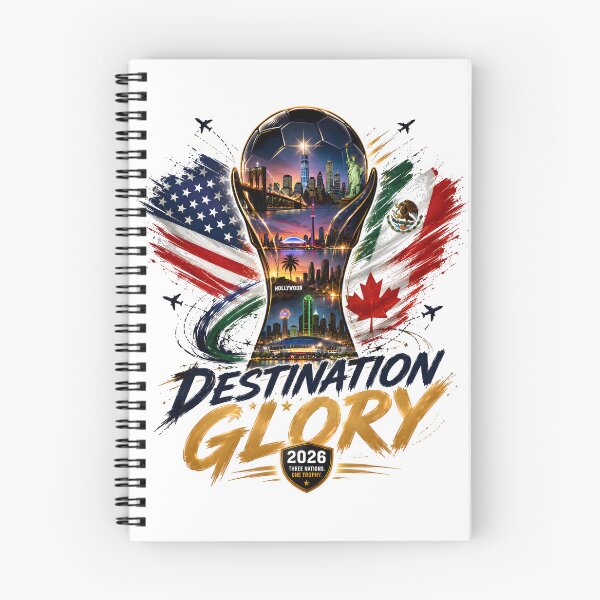 Item preview, Destination Glory 2026 | Three Nations One Trophy Soccer Fan Design designed and sold by TrueArtVibes.