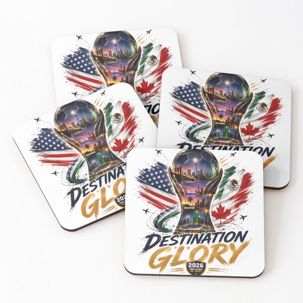 Item preview, Destination Glory 2026 | Three Nations One Trophy Soccer Fan Design designed and sold by TrueArtVibes.