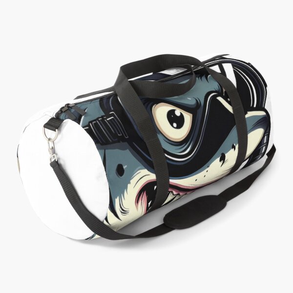 Item preview, Aggressive shark wearing snorkeling mask and tube designed and sold by By:MarcinK.