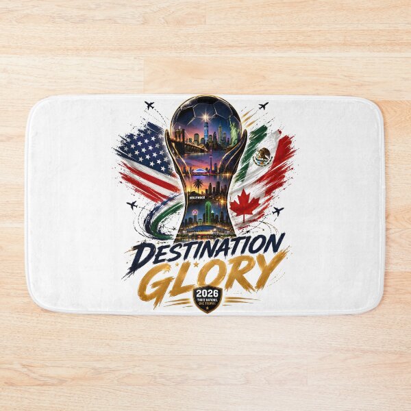 Item preview, Destination Glory 2026 | Three Nations One Trophy Soccer Fan Design designed and sold by TrueArtVibes.