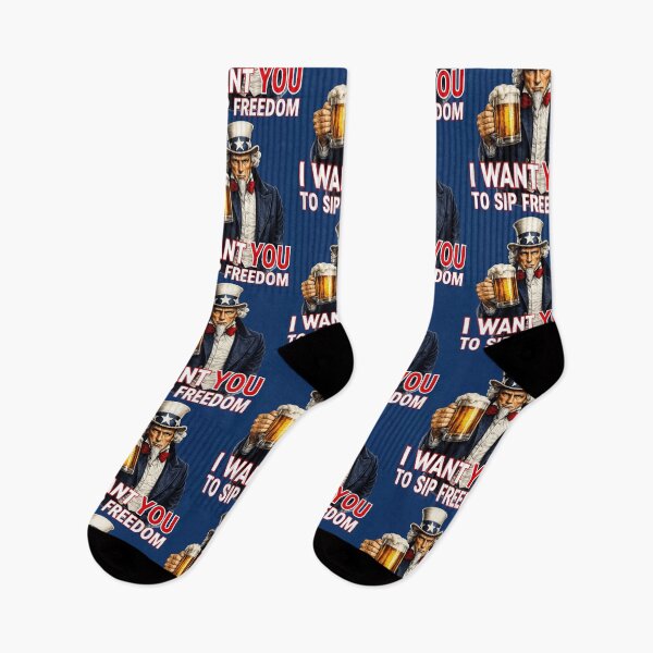 Item preview, Uncle Sam Beer Lover Patriotic Americana Humor Fourth of July designed and sold by TheTrendsDesk.