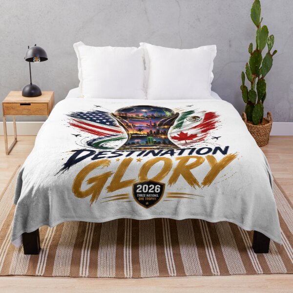 Item preview, Destination Glory 2026 | Three Nations One Trophy Soccer Fan Design designed and sold by TrueArtVibes.