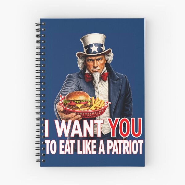Item preview, Funny Uncle Sam Patriotic Burger Lover  Americana Food Humor Fourth of July designed and sold by TheTrendsDesk.