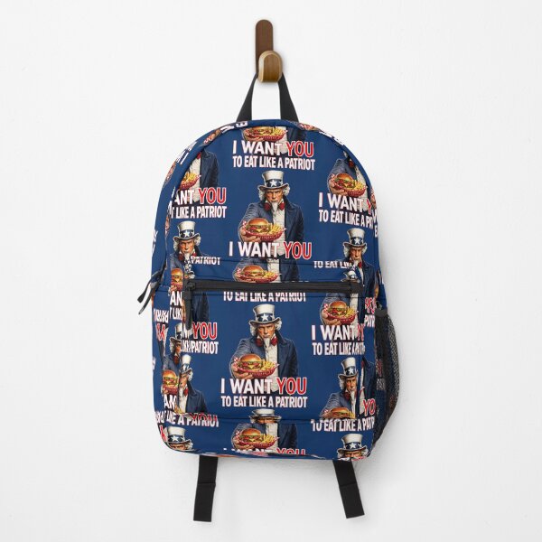 Item preview, Funny Uncle Sam Patriotic Burger Lover  Americana Food Humor Fourth of July designed and sold by TheTrendsDesk.