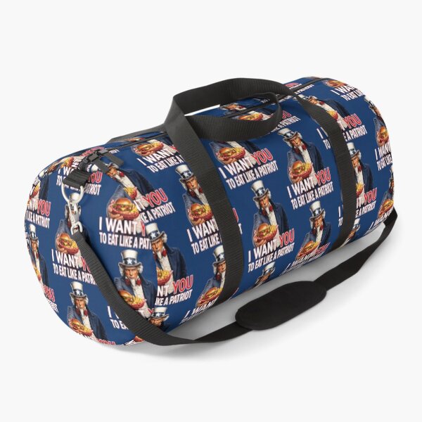 Item preview, Funny Uncle Sam Patriotic Burger Lover  Americana Food Humor Fourth of July designed and sold by TheTrendsDesk.