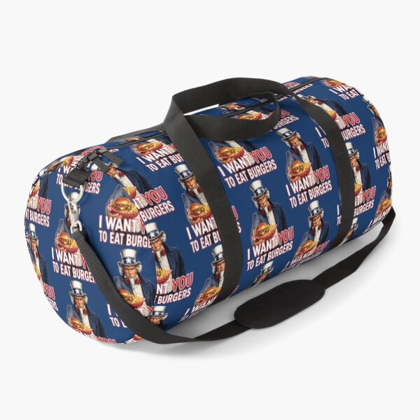 Item preview, Funny Burger Lover Uncle Sam Patriotic Food Humor Americana designed and sold by TheTrendsDesk.