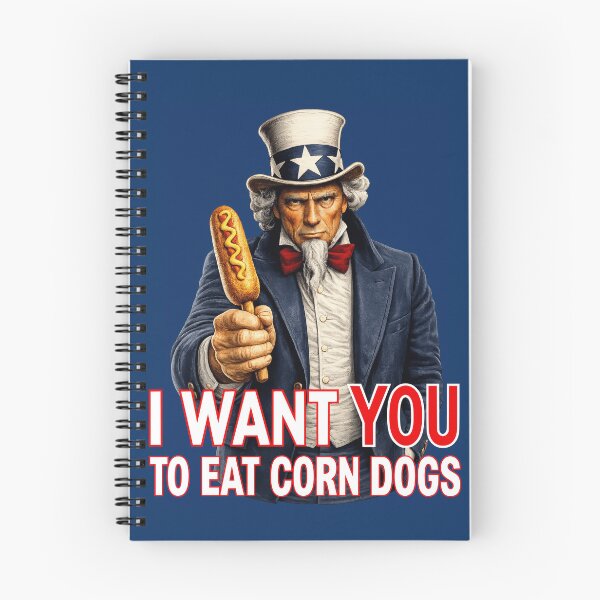 Item preview, Funny Corn Dog Lover Patriotic State Fair Food Humor Americana designed and sold by TheTrendsDesk.