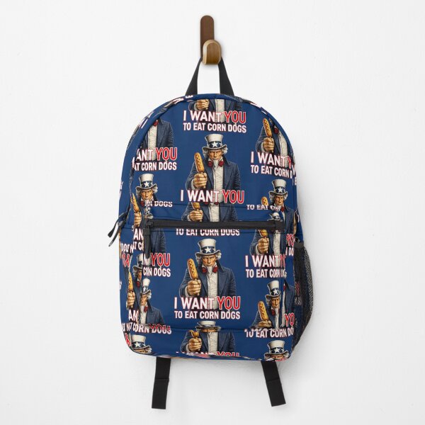 Item preview, Funny Corn Dog Lover Patriotic State Fair Food Humor Americana designed and sold by TheTrendsDesk.