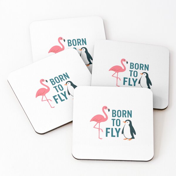 Artikelvorschau, Born to Fly – lustig entworfen und verkauft von Nene Bird Designs.