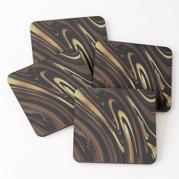 Item preview, Golden Caramel Colors, Latte And Expresso Hues Abstract designed and sold by DEC02.