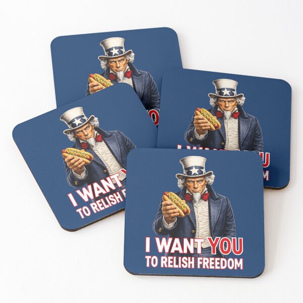 Item preview, Funny Hot Dog Lover Patriotic Americana Food July 4th Humor designed and sold by TheTrendsDesk.