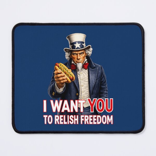 Item preview, Funny Hot Dog Lover Patriotic Americana Food July 4th Humor designed and sold by TheTrendsDesk.