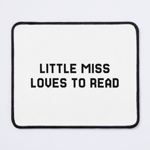 Item preview, Little miss loves to read book lovers designed and sold by Karisdesignss.