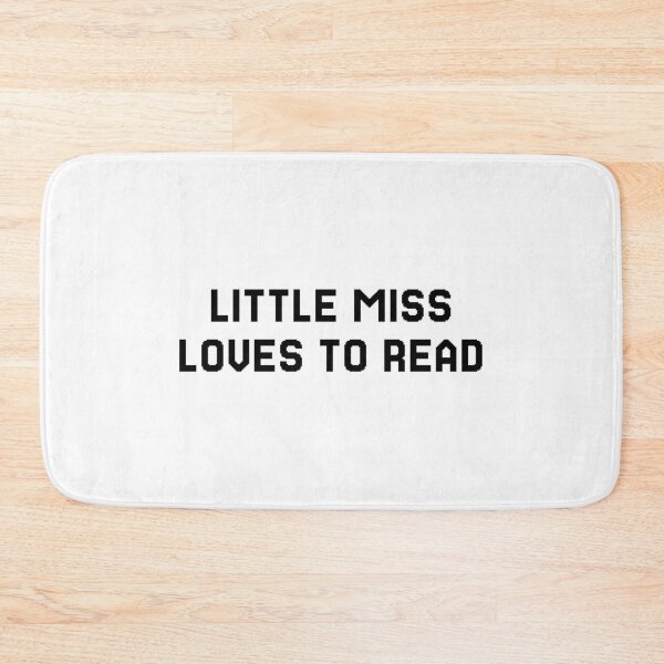 Item preview, Little miss loves to read book lovers designed and sold by Karisdesignss.