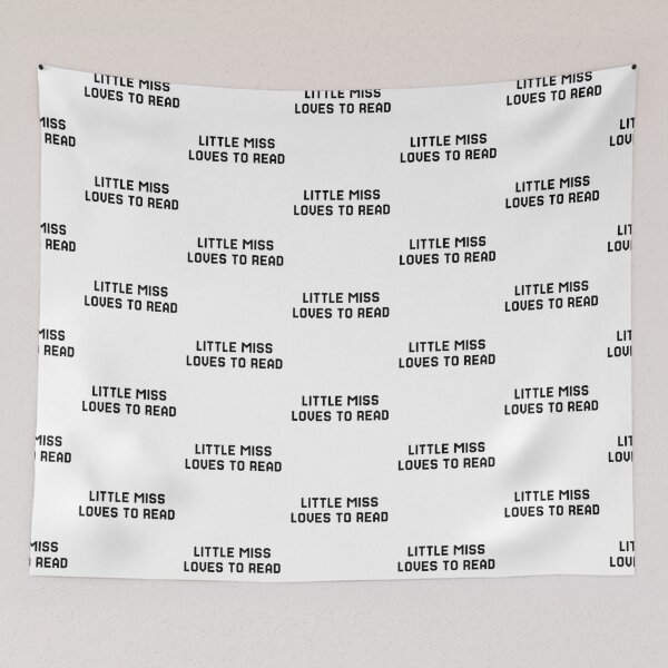 Item preview, Little miss loves to read book lovers designed and sold by Karisdesignss.